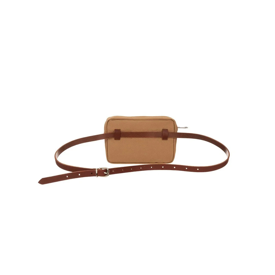 BELT BAG - BEIGE X COGNAC