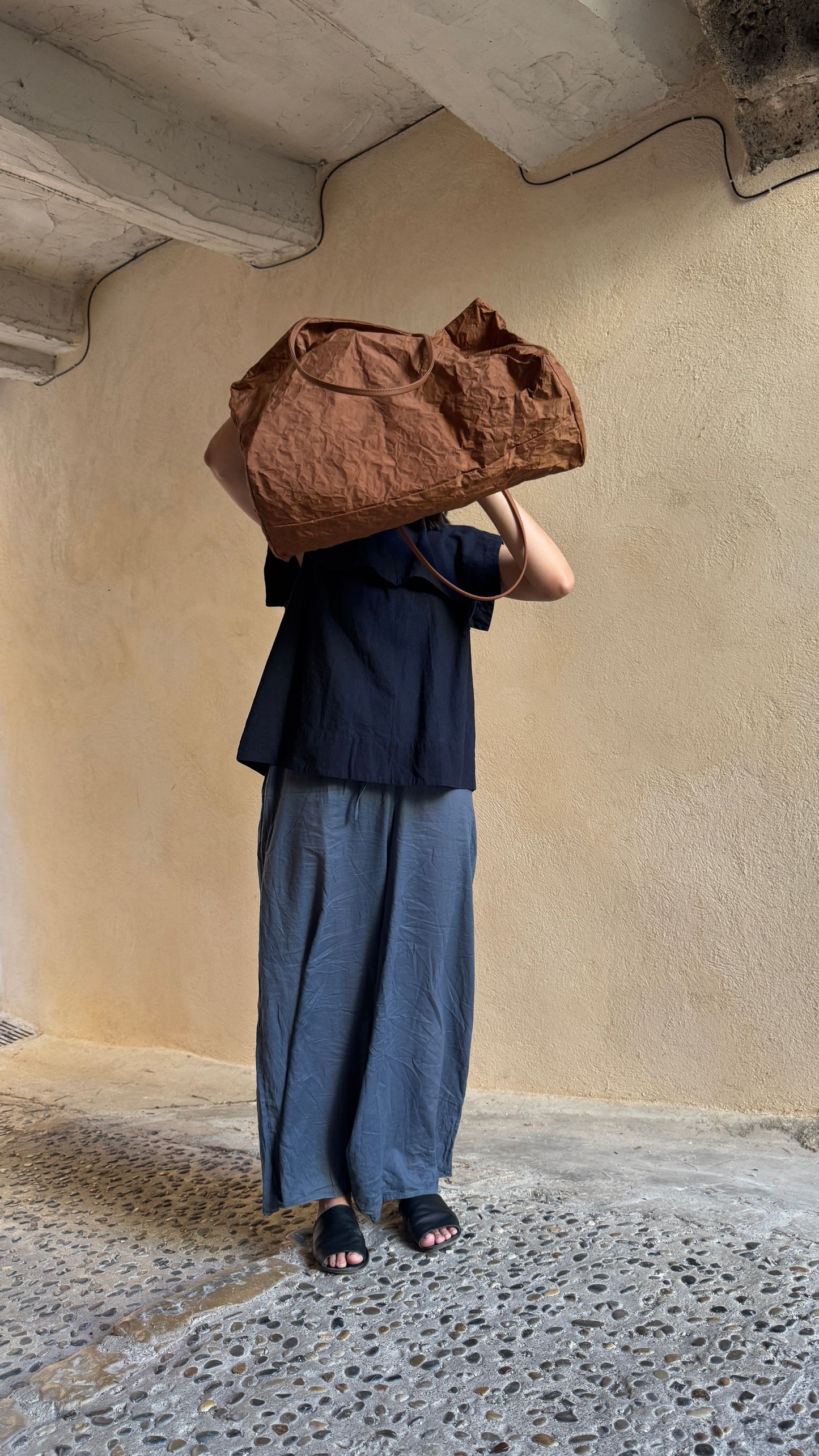 DUFFLE BAG NYL - CANNELLA