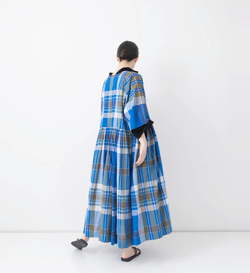 KHADI CHECK DRESS