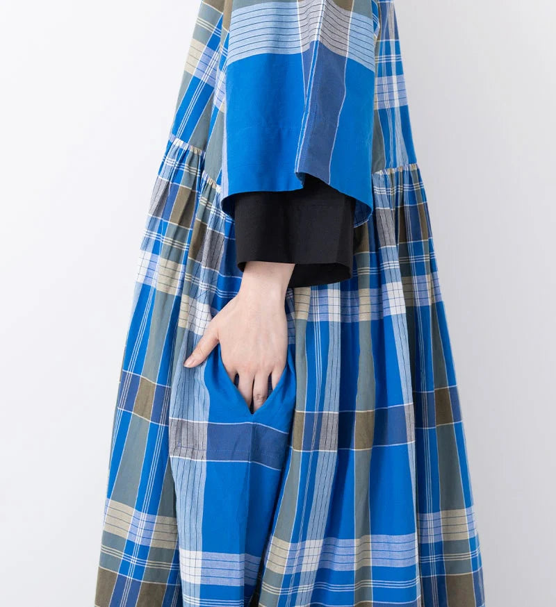KHADI CHECK DRESS
